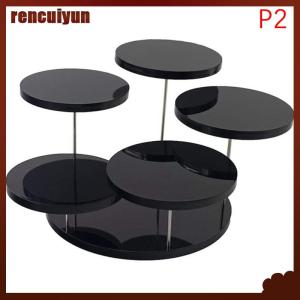 rencuiyun ชั้นวางคัพเค้กอะคริลิค3 5 12สำหรับวางเครื่องประดับชั้นวางขนมหวานสำหรับจัดงานแต่งงานงานวันเกิดเหมาะสำหรับสินค้าชิ้นเล็กๆ
