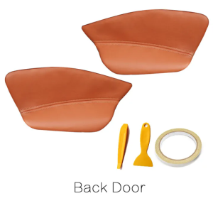 1 pair car Door Armrest panel Cover For Ford ecosport 2013 2014 2015 2016 2017 door armrest handle Car Interior Decor Soft Leather cover