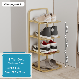 【Fireheart Warrior】 Metal Shoe Rack / 4/5/6/7 Tier / Multi-Layer / Space Saving / Storage Organizer / Entryway