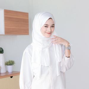 Kalisha - Hara Shawl Shimmer Pashmina Arabian Shimmer Silk Jahit Tepi