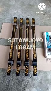 Handle Pintu Rumah 33cm 45cm 60cm Full Stainless Motif Kaligrafi