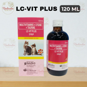 LC-VIT PLUS SYRUP 60mL/120mL (Multivitamins + Lysine + Taurine) for Pets