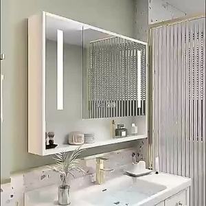 Urban Echo Solid Wood Ceramic Basin Bathroom Vanity Cabinet