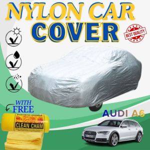 TFG AUDI A6 Waterproof Nylon Car Cover Lightweight For Sedan Car Protection With Chamois Towel
