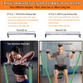 96cm Resistance Band Exercise Bar e-type Hook Door Anchor Handles for Long Elastic Bands Home Squat Deadlift Workout Equipment. 