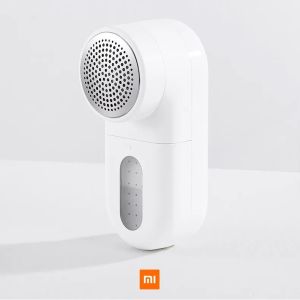 [EX-STOCK] Mijia Electric Lint Remover Mini Portable USB Rechargeable Low Noise Cutter Shaver Trimmer for Clothes Clothing Fabric Fuzz Hair Ball Lint Pellets with Cyclone Floating Cutter Dual Protection for Xiaomi - White