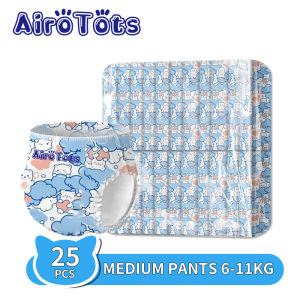 Airotots 50PCS Baby Diapers pants diapers Pull-up Baby Pants Ultra-thin Soft Summer Breathable