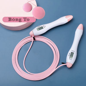 [2 trong 1 BÓNG TO] Dây nhảy không dây và có dây đếm số điện tử Calo & Km - tập gym tại nhà cao cấp tập thể dục thể thao