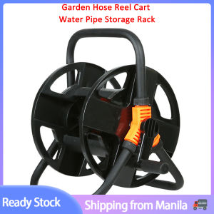 Garden Hose Reel Cart Water Pipe Storage Rack Hose Bracket Pipe Organizer Rack Portable Holder Water Pipe Water Hose Reel Winding Tool Stainless Steel Garden Hose Holder For Outside Hose Storage Stand Reel Cart