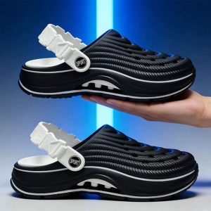[Free Shipping] New MenS Thick-Soled Summer Outdoor Beach Sandals With A Closed-Toe Design And Non-Slip Soles WomenS Outdoor Sandals