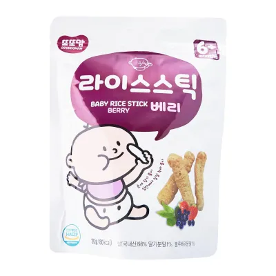 DDODDOMAM Berry Rice Stick Baby Snack