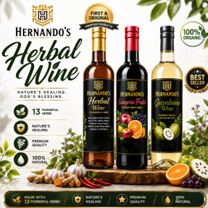 Hernandos Guyabano Wine Herbal Wine Sangria Fruta Mixed Fruit Wine | Premium Fruit Wine