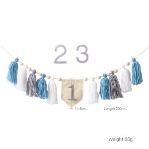 Specool® Baby 1st Birthday Hat+banner Set Baby Birthday Decoration Birthday Gift Set for 1-3 Years