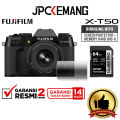 Fujifilm XT50 kit 16-50mm Mirrorless Camera Fuji X-T50 XT 50 kit XF 16-50 mm JPC KEMANG GARANSI RESMI. 
