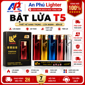 Bật lửa khò tia T5 - Đít Có Bơm Ga - Sản Phẩm Của An Phú Lighter Giao Hàng Trong 24h Thu Hộ Tiền Miễn Phí Vận Chuyển