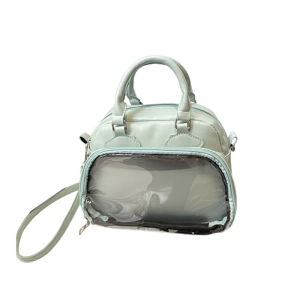 Multipurpose PU Shoulder Crossbody Bag Lightweight Top Handle Bag Practical Handbag For School Travel Daily Use