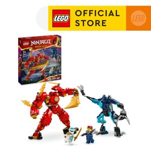 LEGO NINJAGO 71808 Kai’s Elemental Fire Mech Toy (322 Pieces)