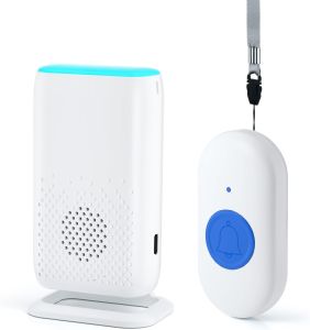 Caregiver Smart Pager Wireless Emergency Call Button Elderly Disabled Patient Personal Alert Call