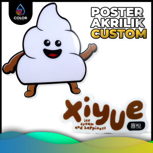 Poster AKRILIK Media Marketing Promo Dekorasi Custom Gambar