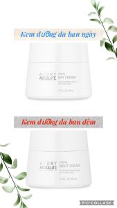 [HCM]Bộ đôi Kem Dưỡng Ban Ngày và Ban Đêm dành cho da Nám - Tàn Nhang Atomy Absolute Snow Day & Night Cream