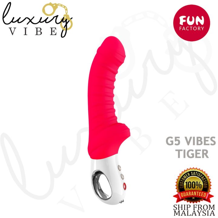 Fun Factory G5 Vibes Tiger Ribbed G Spot Vibrator Sex Toys For Women