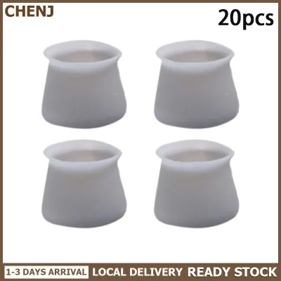 CHENJ Local Delivery 20pcs silicon Ghế chân sàn bảo vệ vớ bàn chân Pad sàn bảo vệ