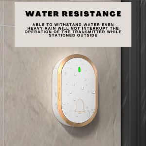 Loceng Pintu Tanpa Wayar 3-Pin Loceng Pintu Pintar 60 Loceng 110DB 300M Loceng Pintu Jarak Jauh