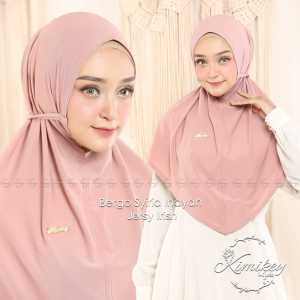 Jilbab Instan Bergo Syria Non Pad Inayah Bahan Jersey Irish By Kimikey