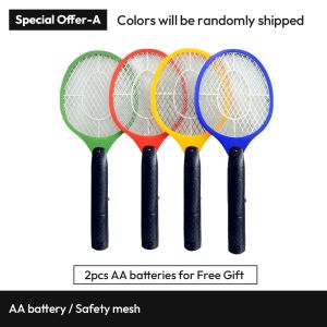 [SG Stock] Foldable Electric Mosquito Swatter Mosquito Killer Lamp Racket USB Rechargable Fly Killer Racque Portable