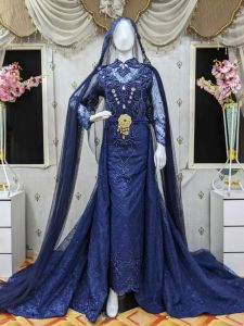 Gaun Pengantin Slim Ekor Mutiara: Desain Elegan & Berkualitas Tinggi