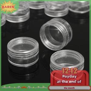 BAREN 50 lọ kem trong suốt bình đựng mỹ phẩm mini bình đựng trong suốt cho móng tay