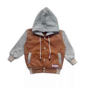 Gummy Baby Varsity Hoodie | Jaket Baseball Hoodie Bayi 1 - 8 tahun