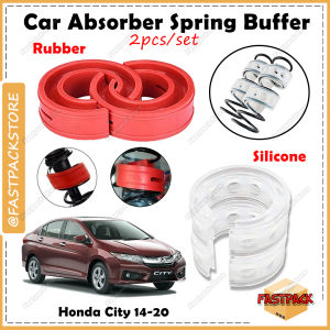 For Honda City 14-20 Car Absorber Spring Buffer Suspension AMT Front Rear Shocks Cushion Silicone Rubber 2pcs/set