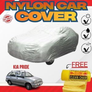 TFG KIA PRIDE Waterproof Nylon Car Cover For Hatchback Car Protection With Chamois Towel