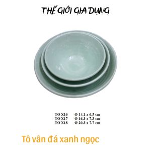 combo 3 cái Tô Nhựa Vân Đá Nhọn- Tô Vân Đá Nhựa Melamine FATAO - có 3 size 141 - 163 - 203 cm