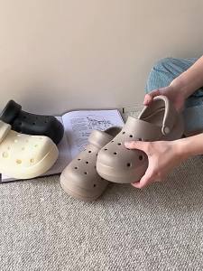 EVA Clogs For Women New Summer Model Home Use Thick-Soled Height-Increasing Non-Slip Slippers Odor-Resistant Suitable For Outdoor Wear And Beach Use Also Available For Men