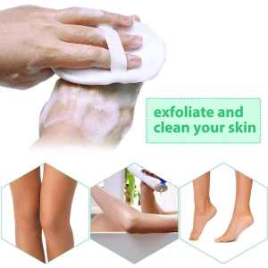 2PCS Exfoliating Natural Loofah Bath Pads Shower Body Washing Sponge Scrubber Pad Bath Body Scubber New