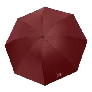 CNIEN8 Solid Color Sunscreen Umbrella Waterproof Windproof UV Protection Umbrella Lightweight 8 Ribs Hand Operated Parasol Sunny Days