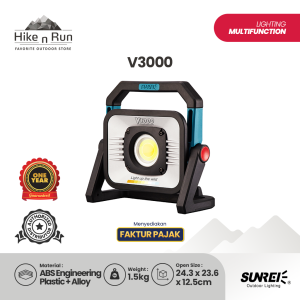 Lampu Serbaguna Sunrei Camping Light V3000
