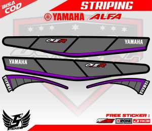 STRIPING VARIASI YAMAHA ALFA / STICKER LIST VARIASI MOTOR YAMAHA ALFA