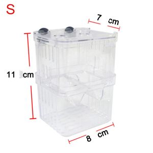 Bảy Master 1 mảnh bể cá nhỏ chăn nuôi hộp cách ly giống lỗ kép ấp trứng
