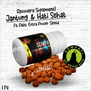 SEMPATI LIVERJB Vitamin Suplement Pil Merpati Balap Pos Kolong Penjaga Fungsi Hati Livertonic Obat Merpati Menguatkan Pernafasan Kualitas Terbang Atasi Merpati Balap Lesu Lemas
