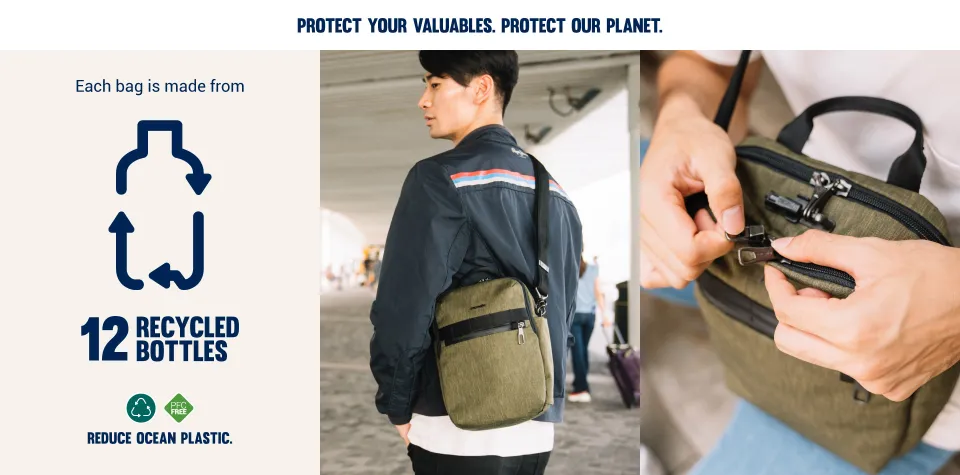 Pacsafe Metrosafe X Vertical Crossbody Bag Anti Theft Bag Lazada PH