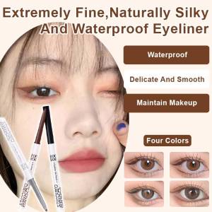 💕Natural Color💕Silky Waterproof Eyeliner Silky Color Lasting Quick-Drying No Smudging Waterproof and Sweat-Resistant Liquid Eyeliner防水眼线液笔
