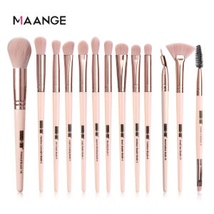 MAANGE 13Pcs Make Up Brush Set Powder Blush Highlight Eye Makeup Bursh Set