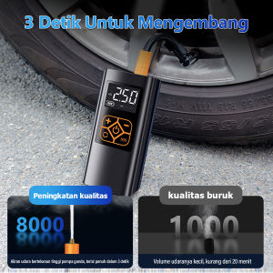 WEITI 10000mAh Air Pump Inflator Electric Pompa Ban Mobil Sepeda Elektrik Pompa Angin