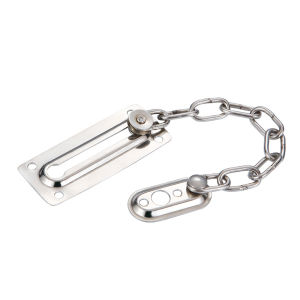Security Door Chain Lock Home Window Bolt Latch Lock Safety Protection Chain 4"