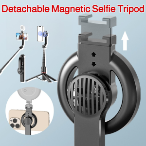 Detachable Magnetic Selfie Tripod Portable Handheld Mobile Phone Bracket Extendable Magnetic Selfie Stick