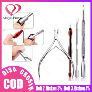 1 set 4/7 pcs alat manicure kutikula pendorong nipper alat manikur