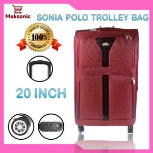 SONIA POLO luggage Trolley bag Size 20 inch Premium Quality Durable Stylish Design 4 Wheels 360 Rotation